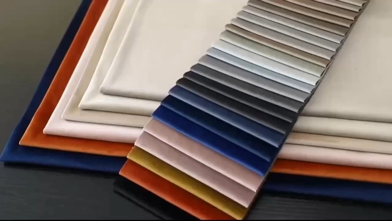 Plain Style Holland Upholstery Waterproof Sofa Fabric Plush Dutch