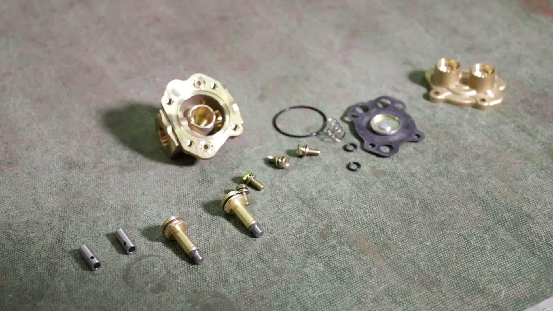 Dn25 Thread Type Fuel Dispenser Parts Explosionproof Solenoid Valve