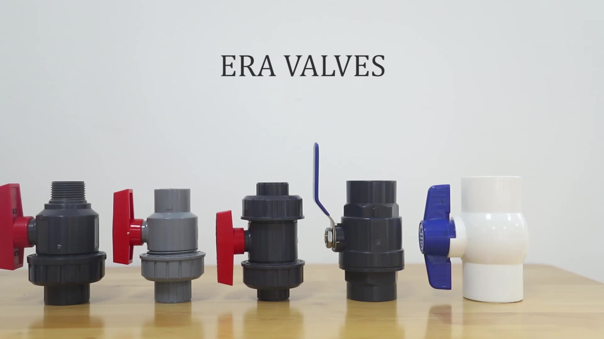 ERA Factory Supply PVC True Union Ball Valve for PN10 pvc pipe and fitting PVC valve, View PVC