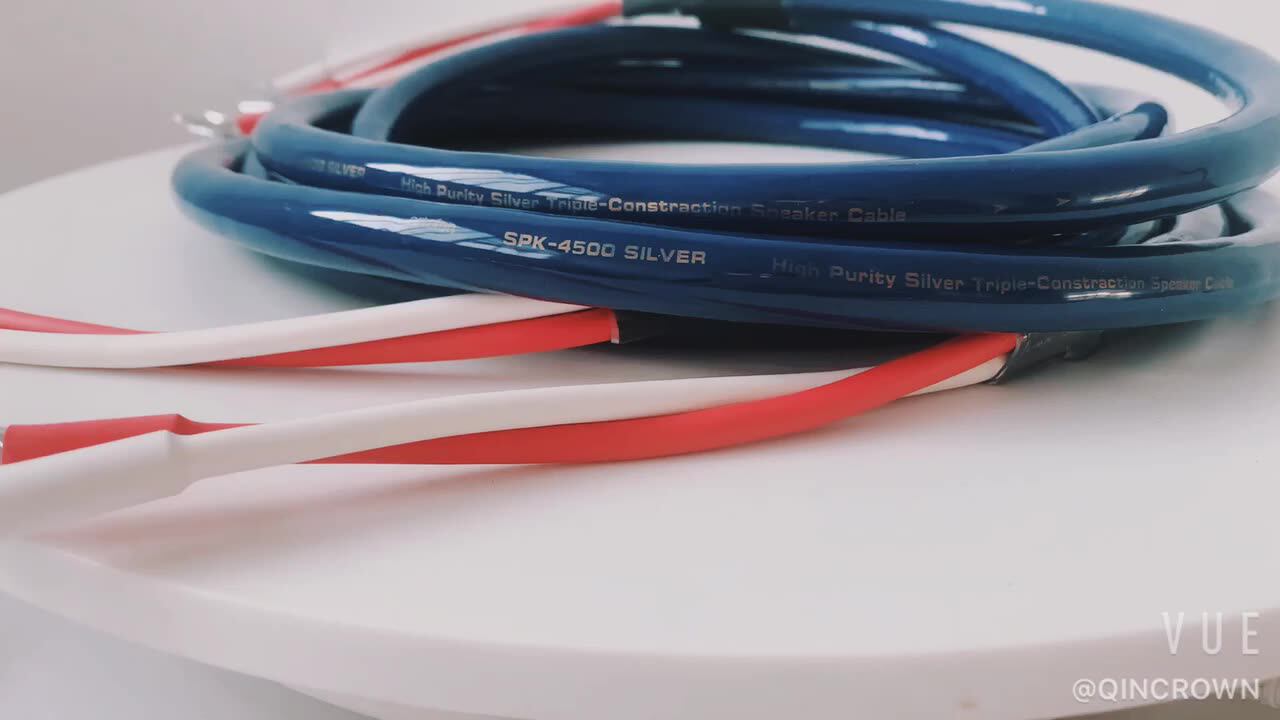 Ortofon SPK-4500 OCCアンプスピーカーケーブル 2m バナコネクタ付き