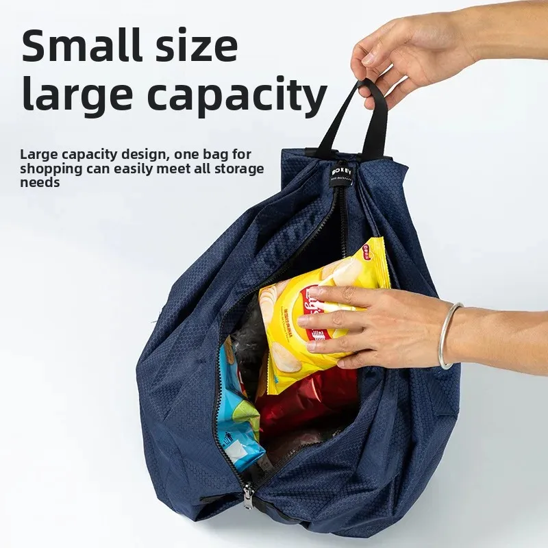 Casual Outdoor Portable Waterproof Backpack Thickeneded Sports Travel Foldableing Bag School Bag High-Looking Ins Shopping Bag