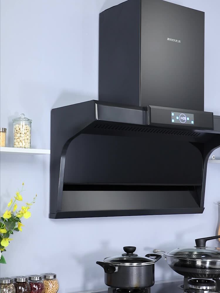 Mrs Dee Di good wife Wall-mounted household range hood Large suction top side suction range hood automatic cleaning