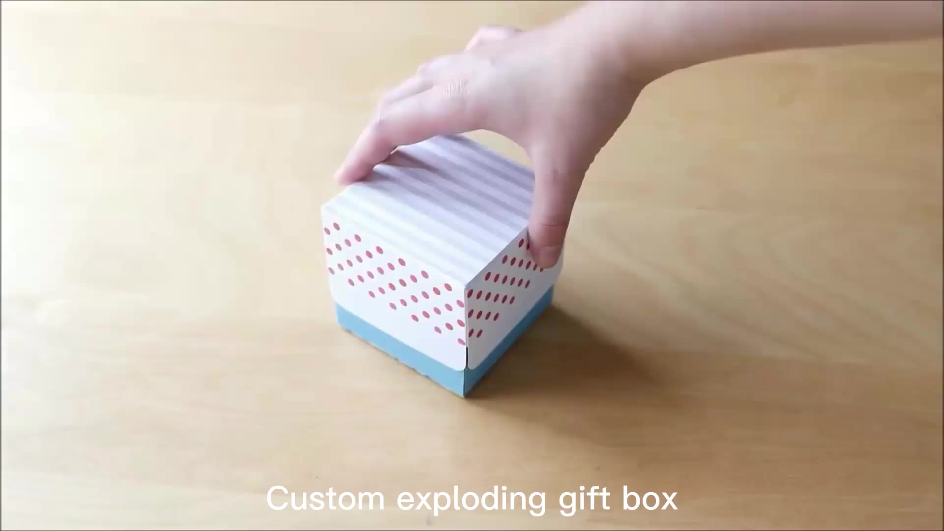Surprise Cake Explosion Box Diy Exploding Confetti Boxes Memory