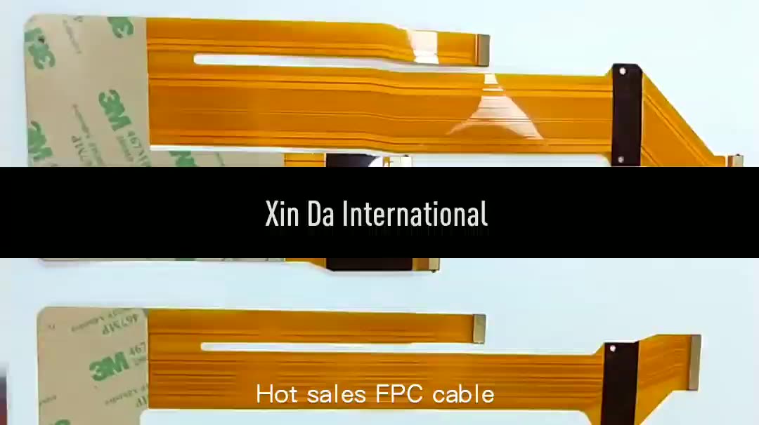 Custom 0.2mm Pitch Any Pin Fpc Flex Cable For Pcb Printed Circuit Board