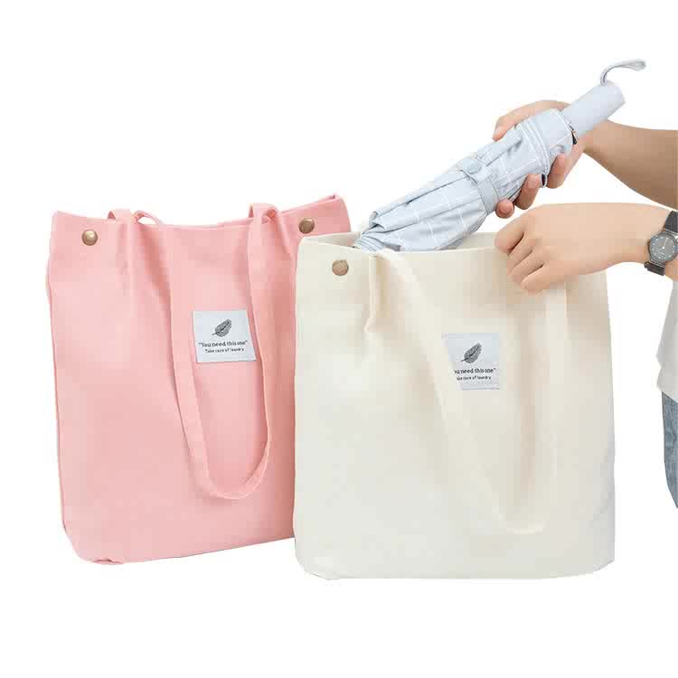 Eco Custom Reusable Ins Literature Style Canvas Cloth Carrying Bag Organic Cotton Tote Bag ...