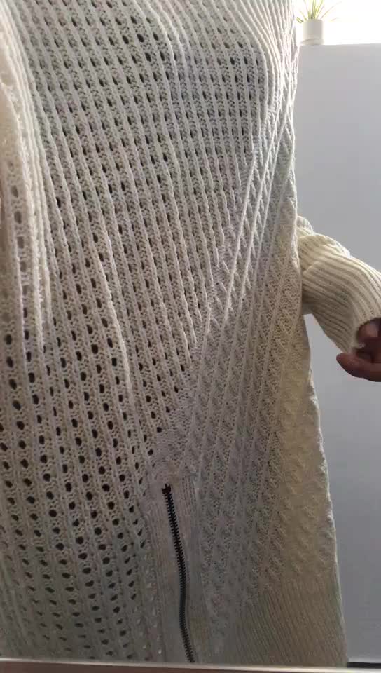 thin zipper sweater