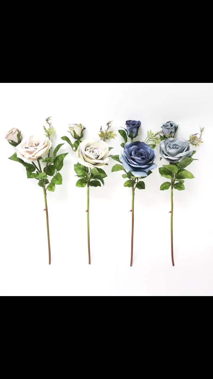 New Products Marriage Decoration Artificial Flowers Bulk Wedding Rose