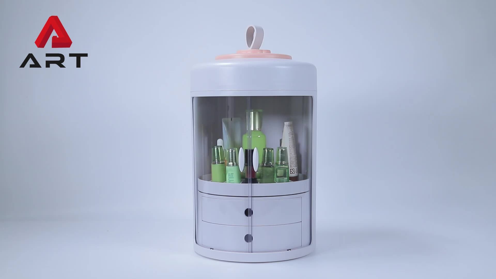 clear storage bins for makeup