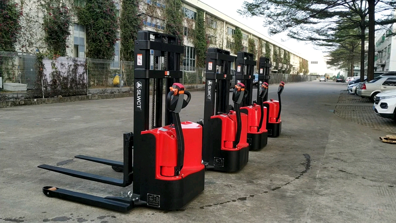 2000kg Straddleleg Manual Forklift Stacker Hydraulic Pallet Stacker