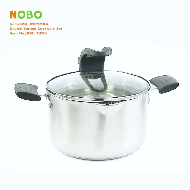 Italian 304 Stainless Steel Dinnerware Set Cookware With Super Capsule