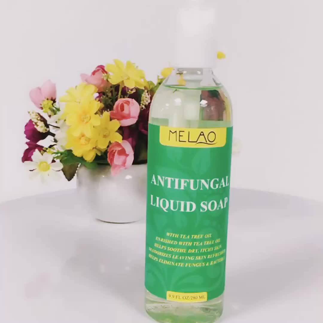 Natural Antibacterial Tea Tree Oil Hand Wash Liquid Soap Private Label