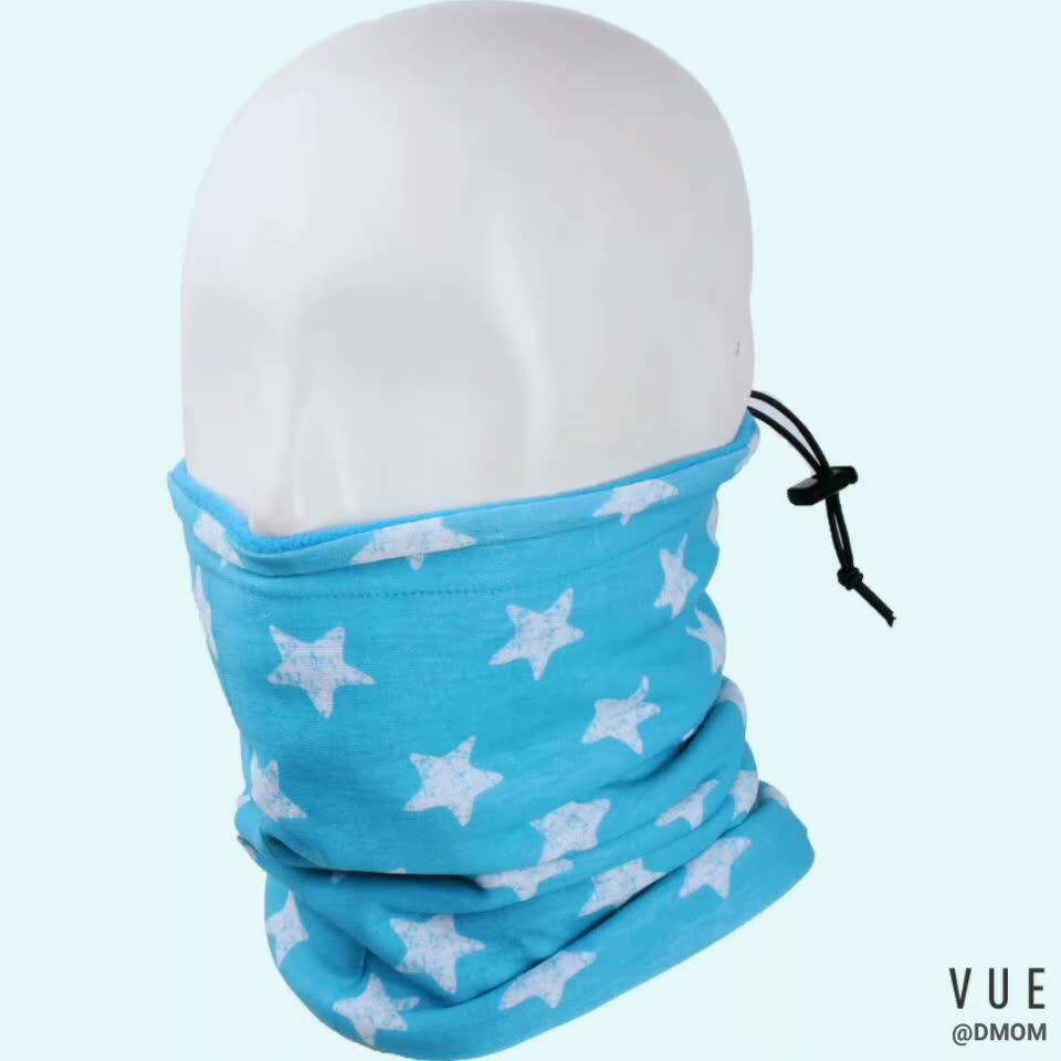 Custom Printed Multifunction Winter Polar Fleece Neck Warmer Scarf For