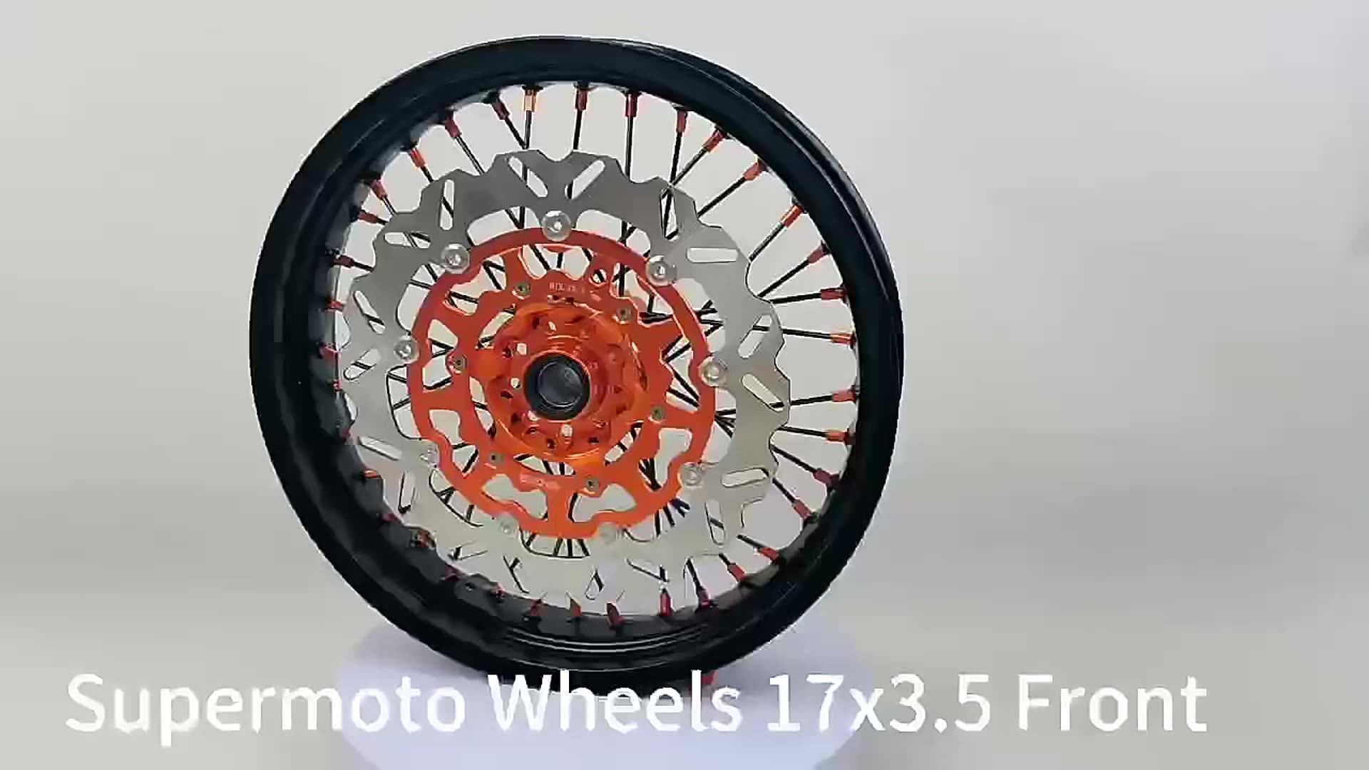 Supermotard Wheel 17" 36 Spokes Motorcycle Alloy Anodizing Supermoto