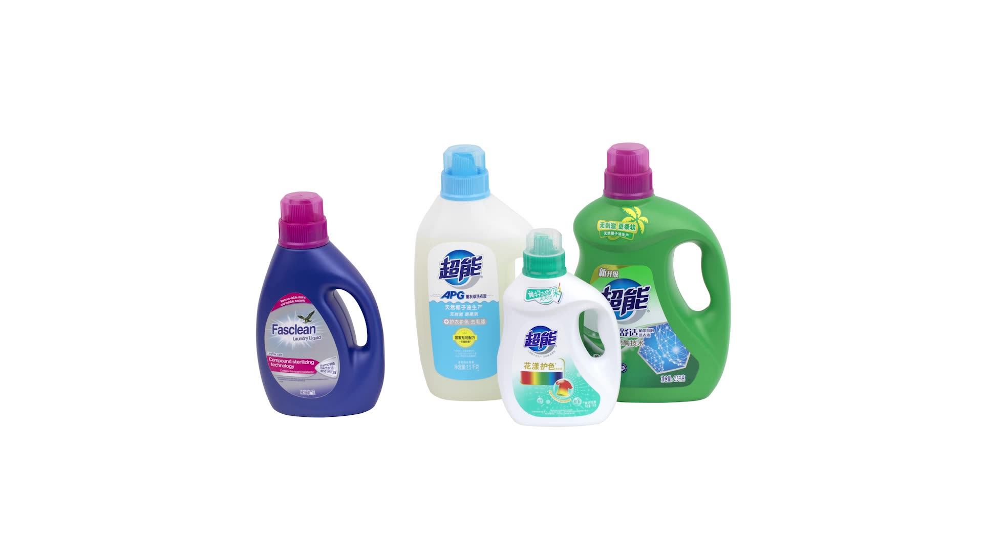 Touch High Density Liquid Laundry Detergent Blue Washing Clothes Hand