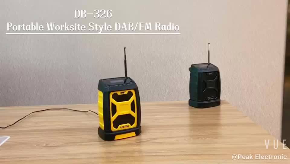 Fm/dab+ Jobsite Radio Portable Waterproof Worksite Bt Radio Buy Fm