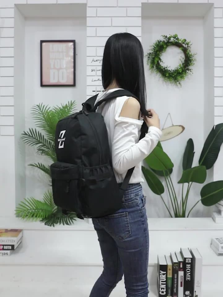 New Custom logo Lightweight Waterproof Teen School Bags Student