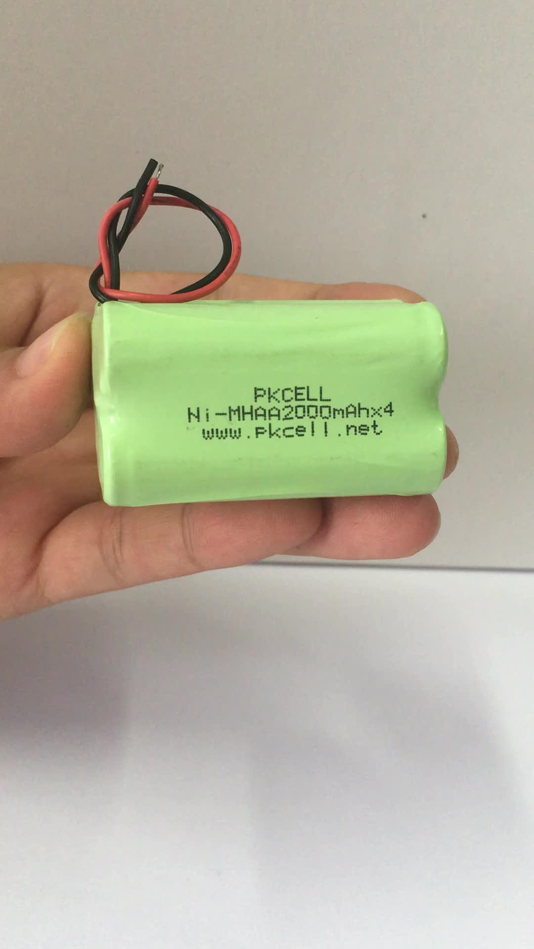 Pkcell Rechargeable Nimh Battery Pack Aaa 700mah Nimh 3.6v Cordless