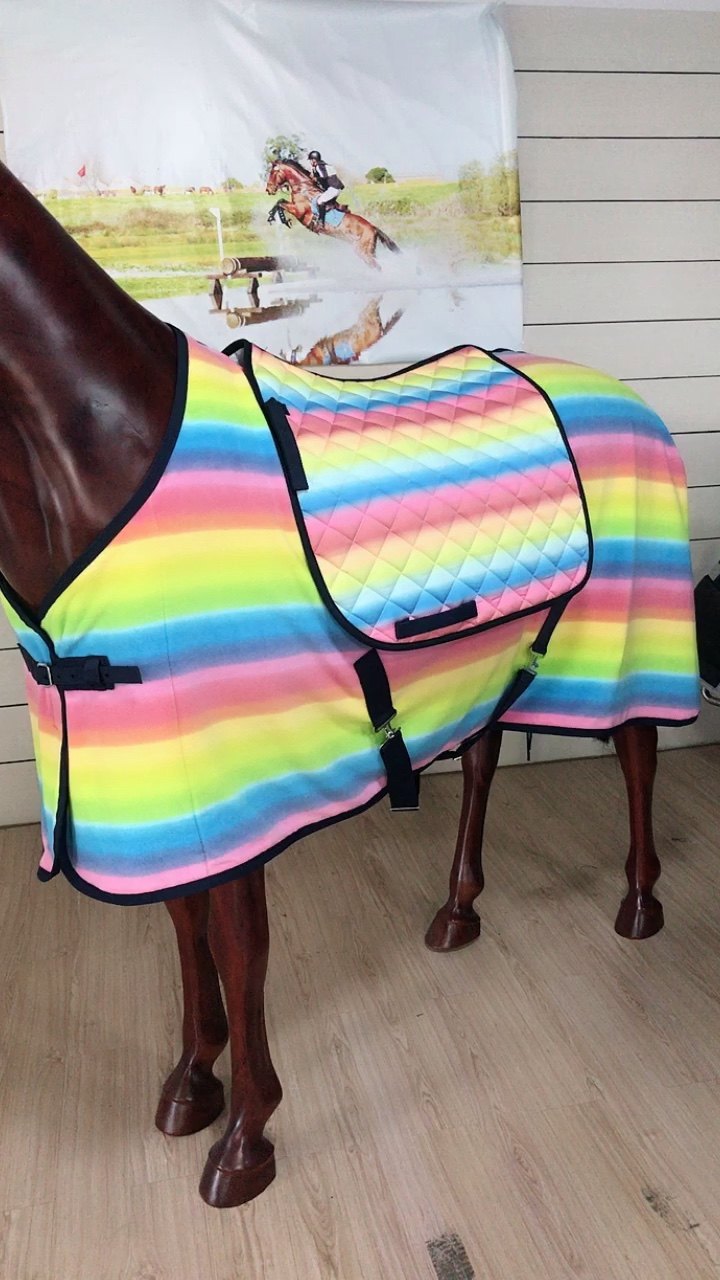 Horse Equipment Rainbow Fleece Rug Comfort Stylish For Horses Buy
