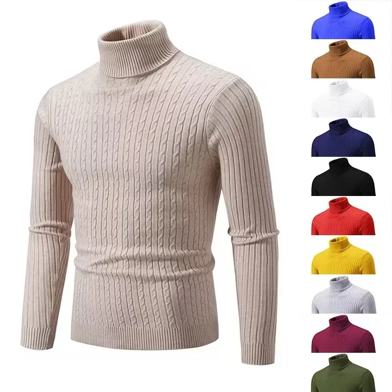 Demi-season solid color colored fashionable knitted base…