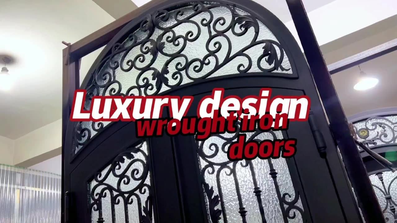 Bowdeu Doors Cast Wrought Iron Gate Parts Accessories For Ornaments