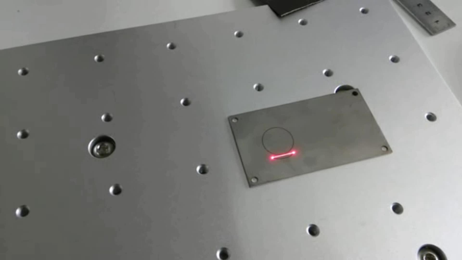 10w 20w 30w 2d 3d Fiber Stainless Steel Sheet Engraving Aluminum Laser