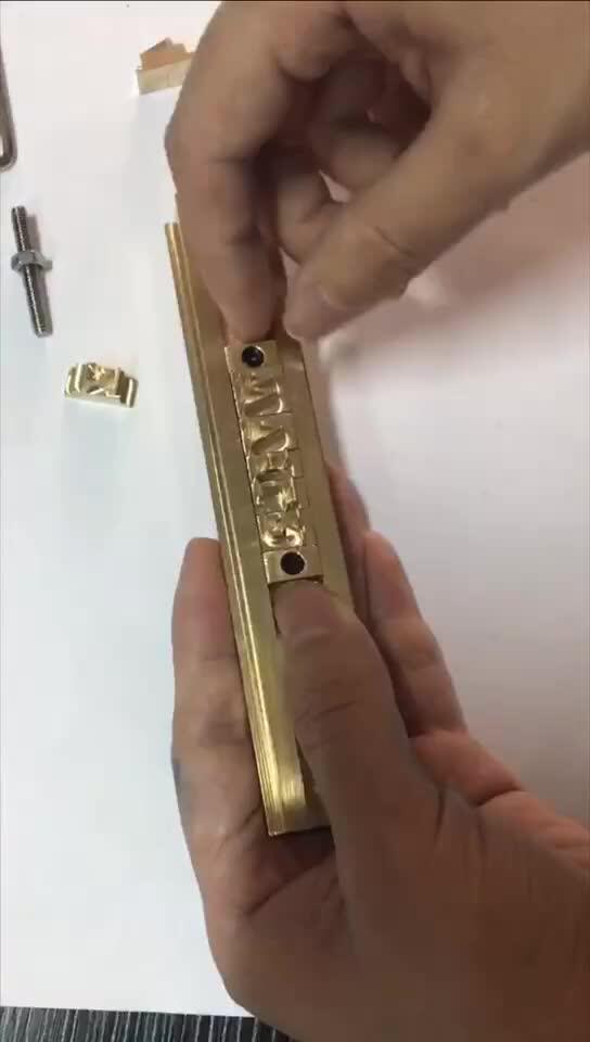 Custom Brass Copper Letters Stamp Mold Die Cut Embossing Mold Brass