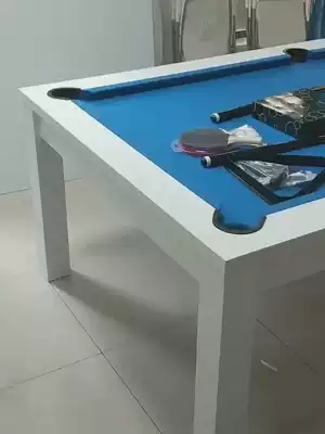 Sanskrit produced new home dining table conference table table tennis table multi-function entertainment three-in-one pool table