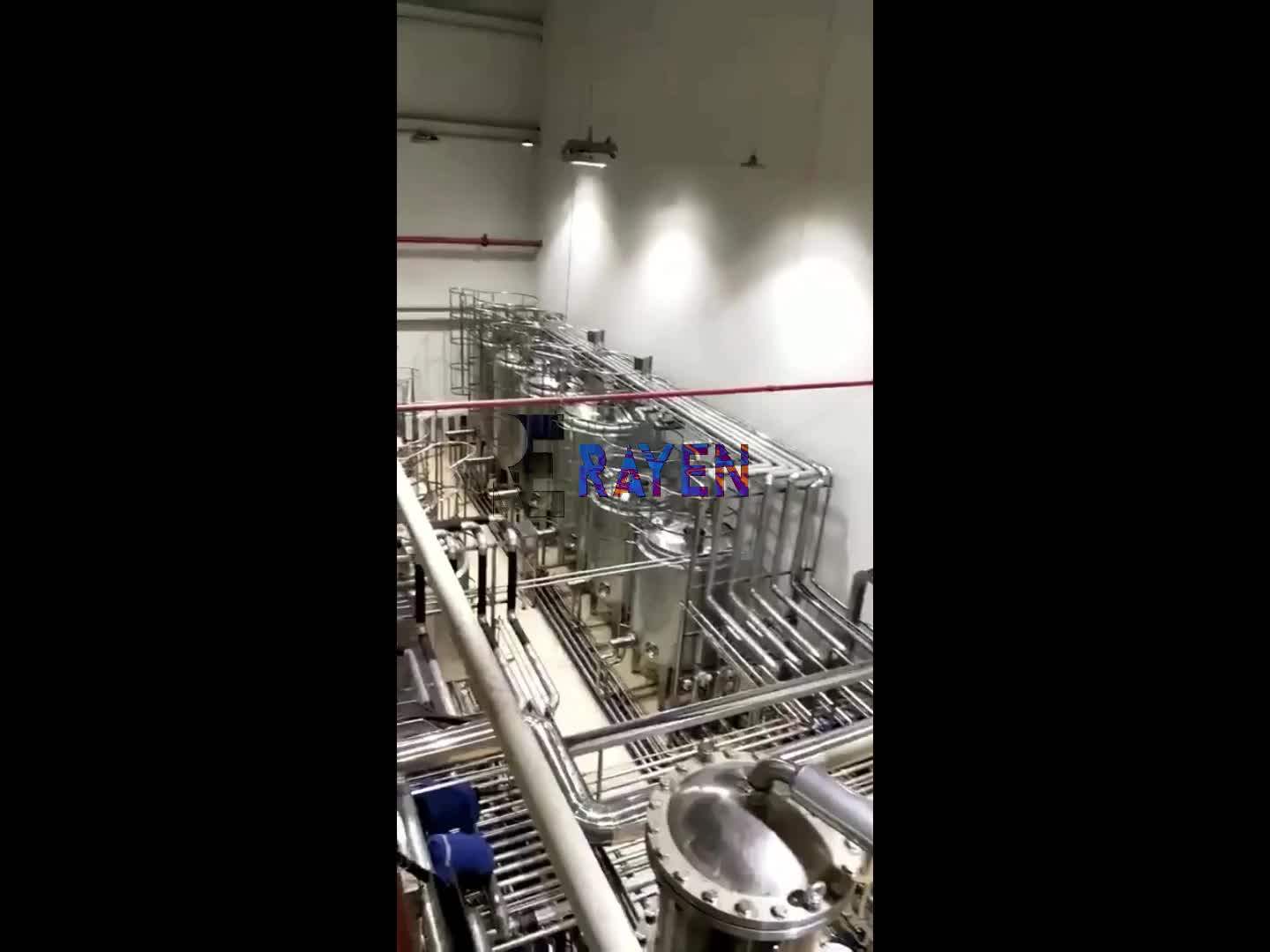 Sus304 Or 316l Stainless Steel Yogurt Processing Equipment Yogurt Plant