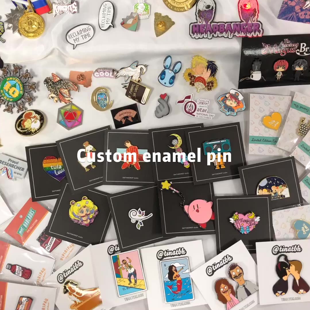 Custom Kpop Idol Badge Pins South Korean Soft Enamel Pins With Backing