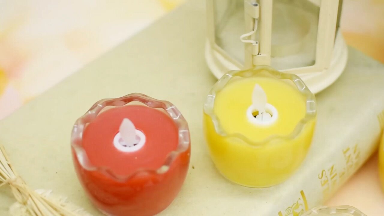 Wholesale Birch Bark Design Battery Operated Moving Flame Set Of 3 Wax