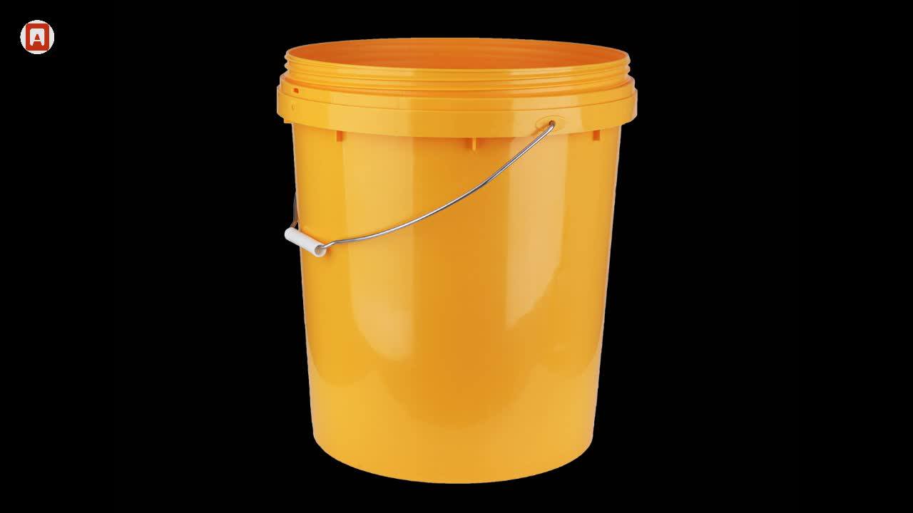 Wholesale Green Plastic Buckets With Tear Off Lid Buy Plastic Pail