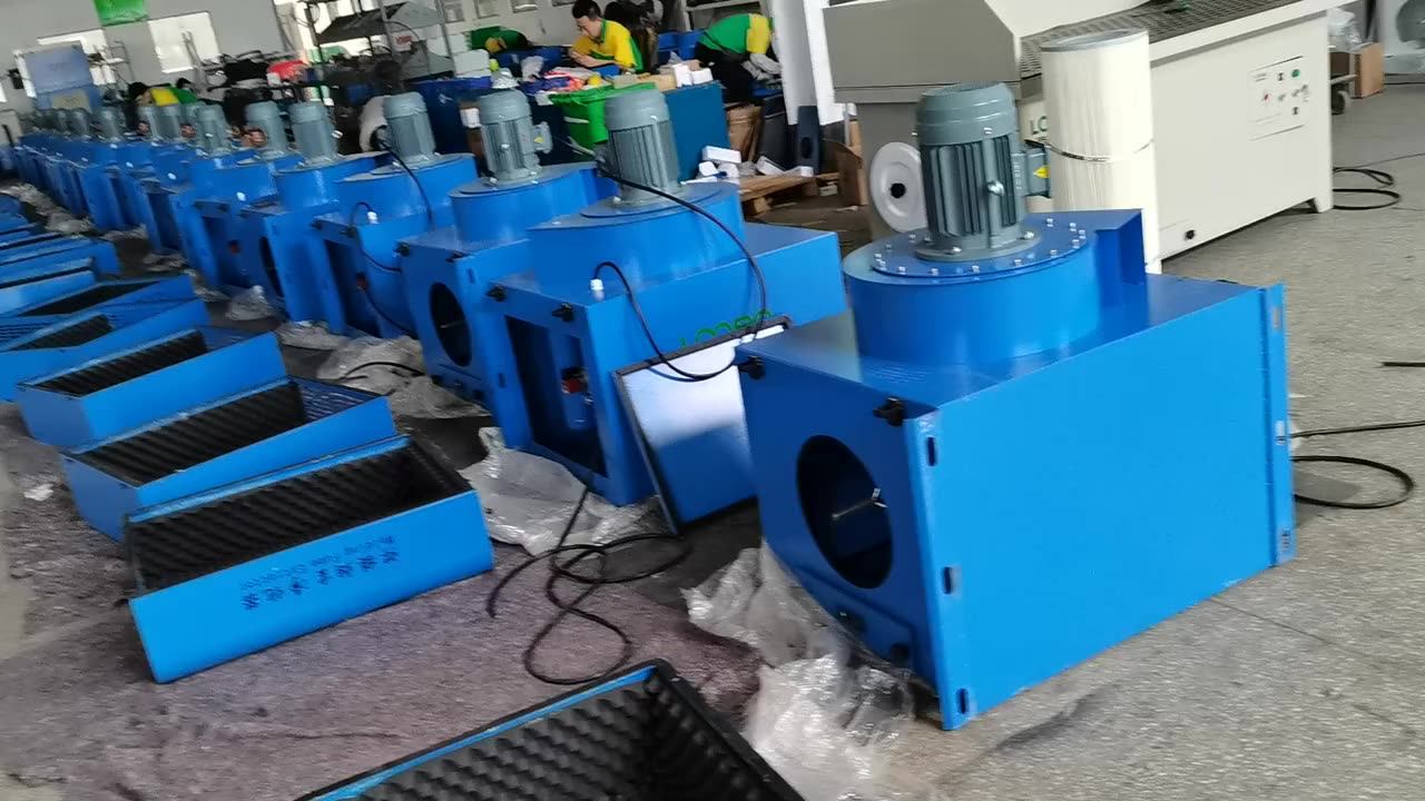 Double Arms Big Air Volume Wall Mounted Air Filter / Dust Collectors