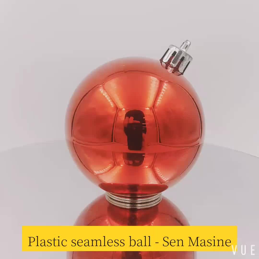 80mm Factory Supplier Christmas Plastic Ball Ornaments Ball For Indoor
