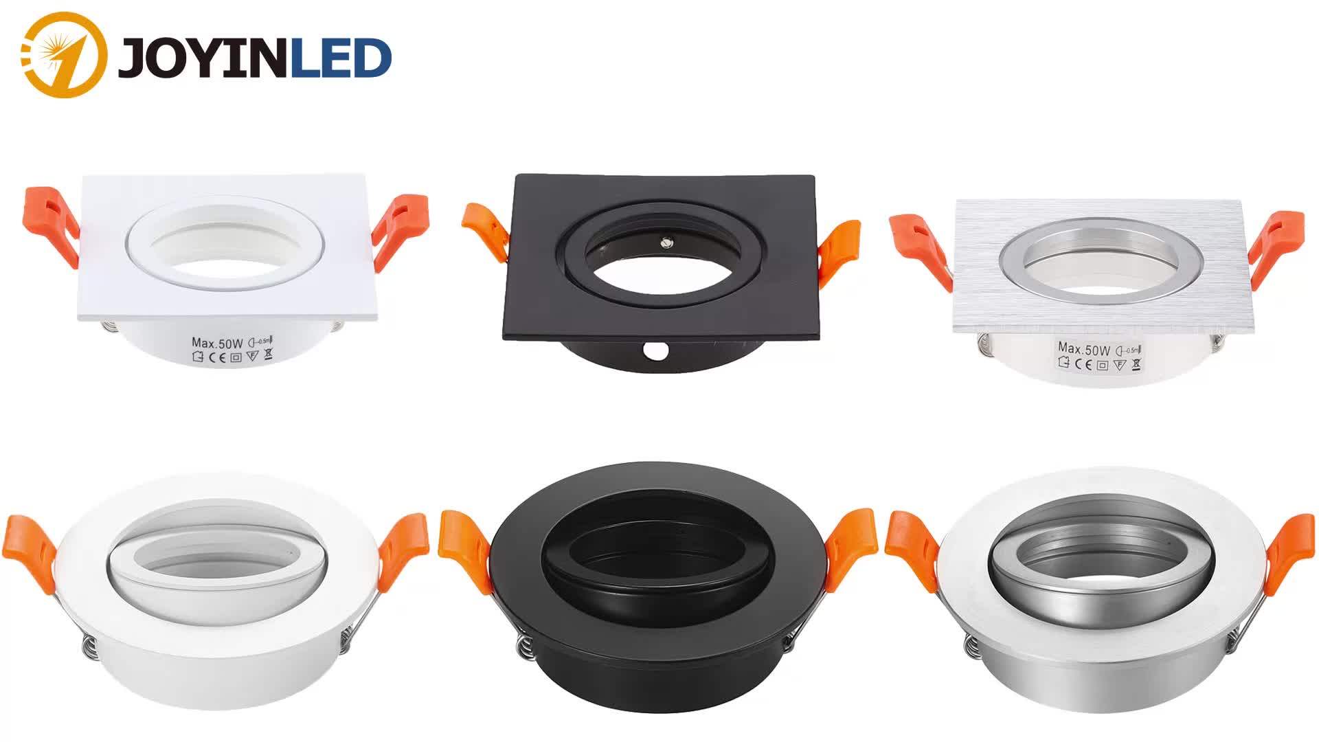 Modern Design Recessed Lighting Accessories Housing Adjustable Gu10