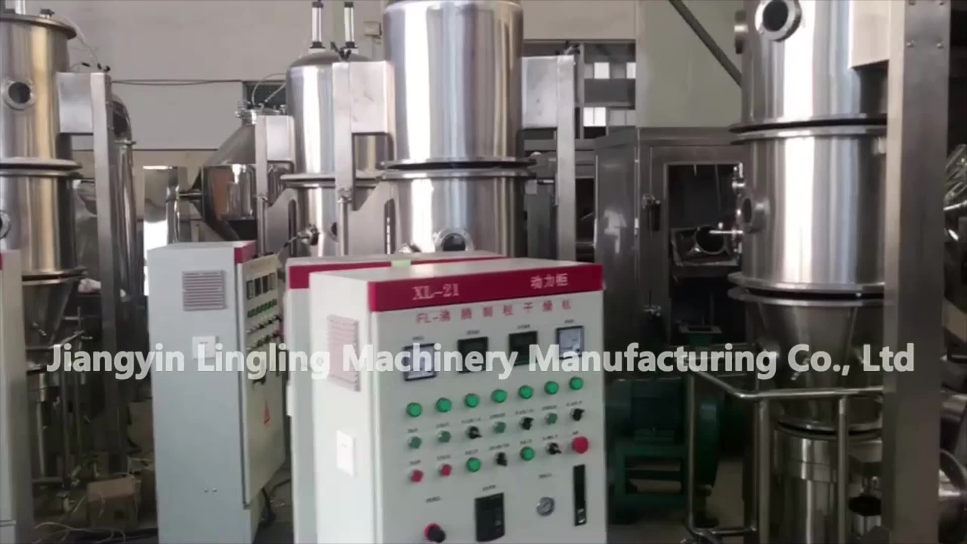 Fl Wjt Glatt Chemical Fluid Fluidized Bed Drying Dryer Granulator