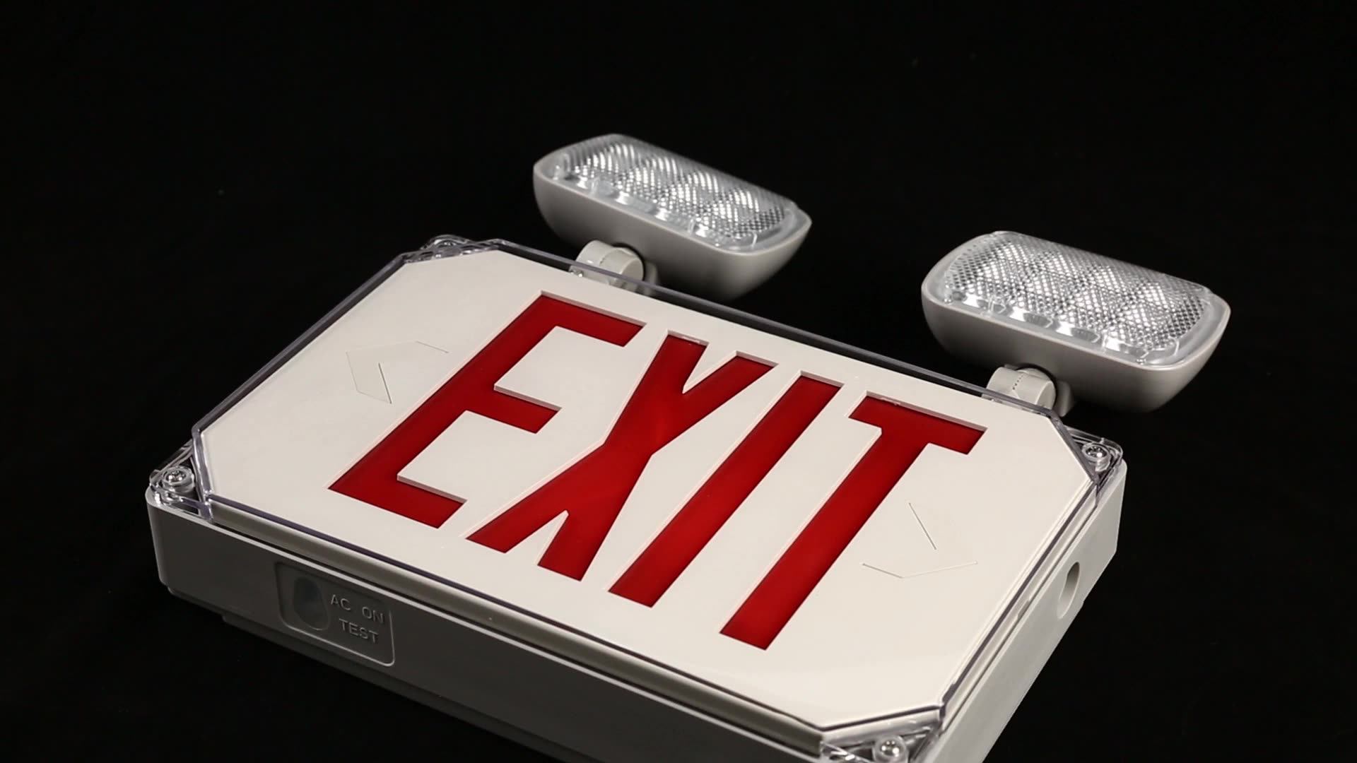 Emergency Exit Box Double Face Universal Emergency Light Sign Outdoor