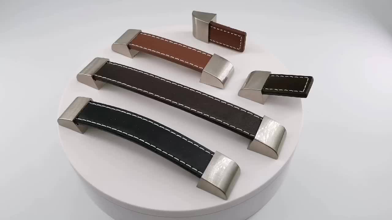 Amazon Top Seller 2020 Furniture Leather Handle Door Handles Interior