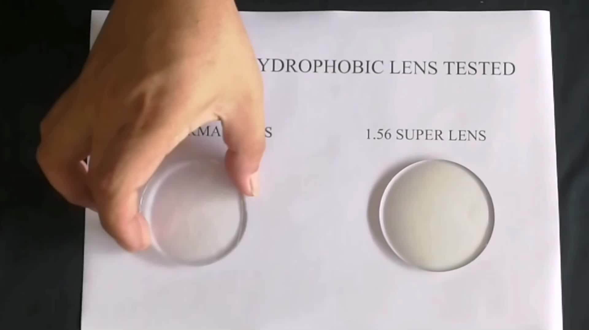 China Professional Manufacture 1.56 Index Waterproof Water Resistant