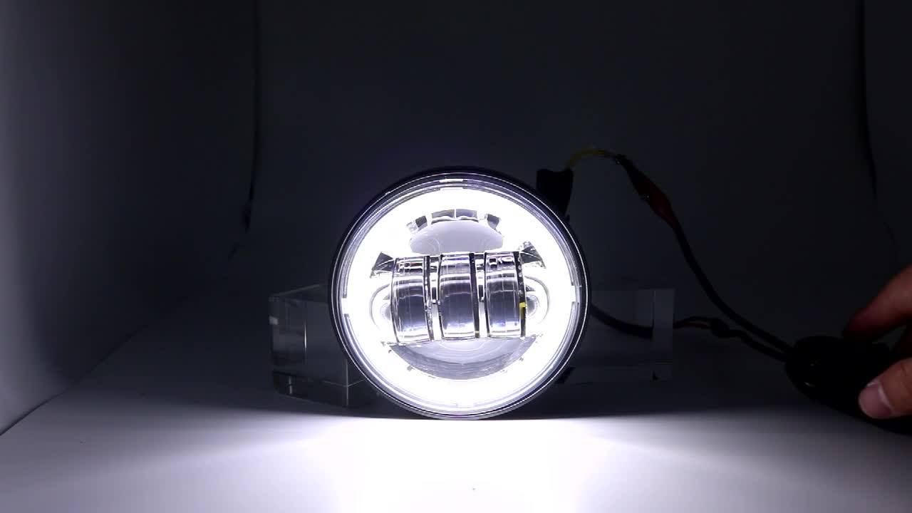 4.5inch Led Motorcycle Crystal Led Angle Eyes Fog Lamp Motorcycle Led