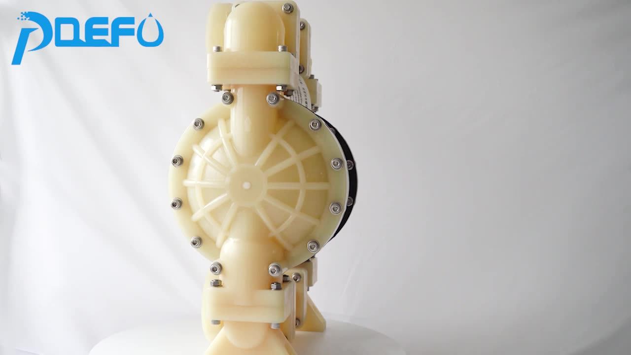 Defu Qbk40 Pvdf Airoperated Diaphragm Pump Double Diaphragm Pump 11/2