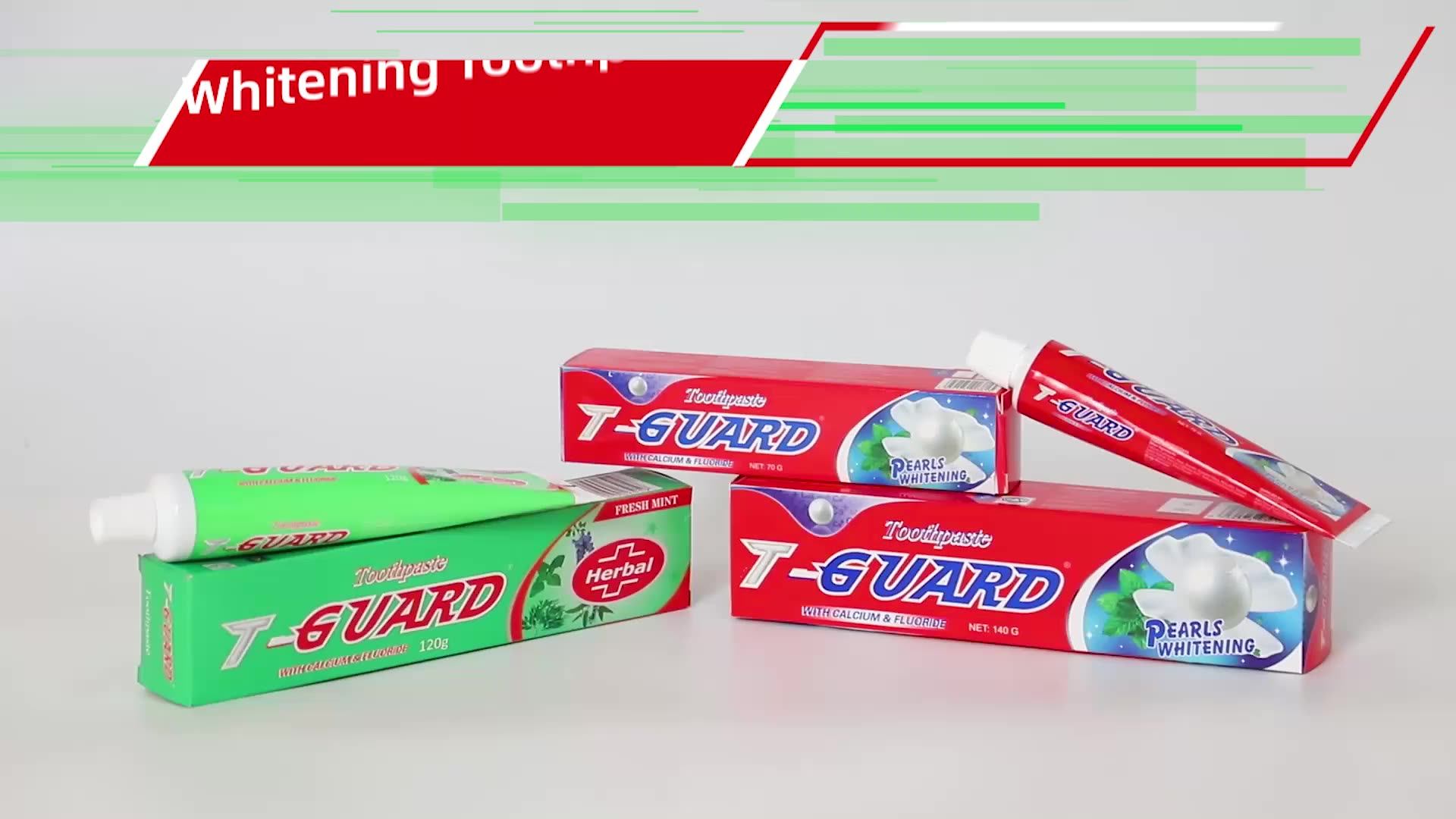 Wholesale Custom Logo 70g / 150g Pearl White Whitening Teeth Fluoride T