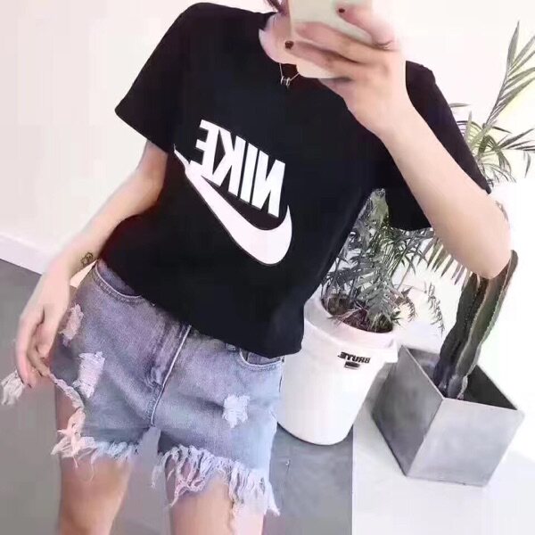 夏新款 街头潮牌运动NK男士印花休闲短袖详情6