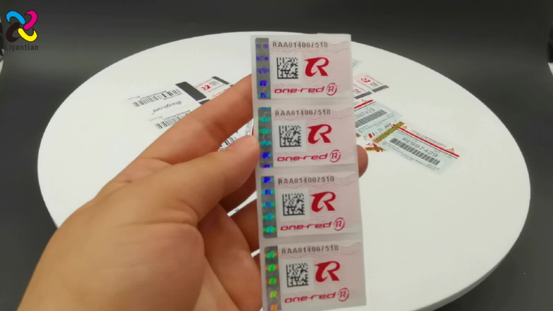 Custom Fake Anti Hologram Stamp Stickers And Hologram Anti