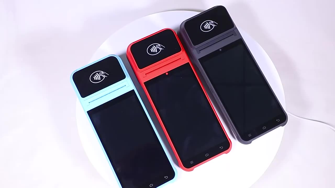 ともページ Z92 Android 12.0 POS Machine with NFC Card Reader & Thermal