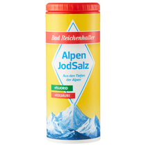 German imported salt Alps platinum salt folic acid iodized salt 125gAlpen edible salt mineral salt seasoning