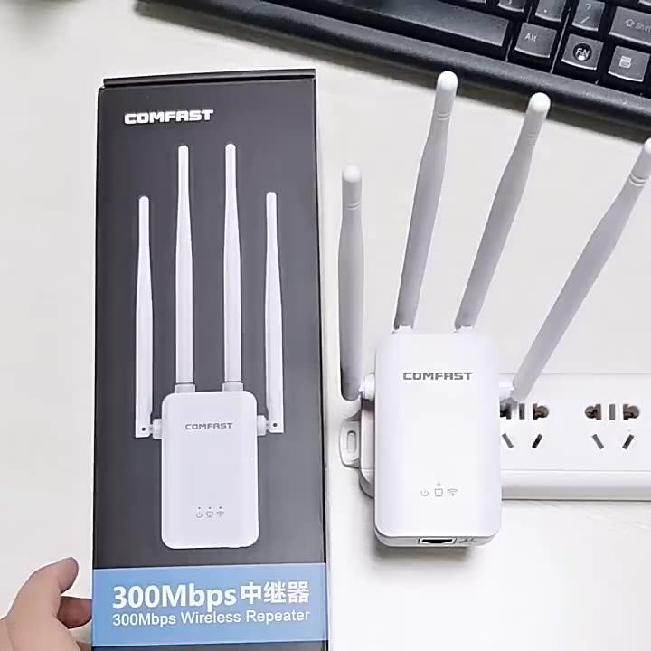 Repetidor Seu00f1al WiFi Amplifica Alcance Internet Doble Antena  Bu00e1rbaro