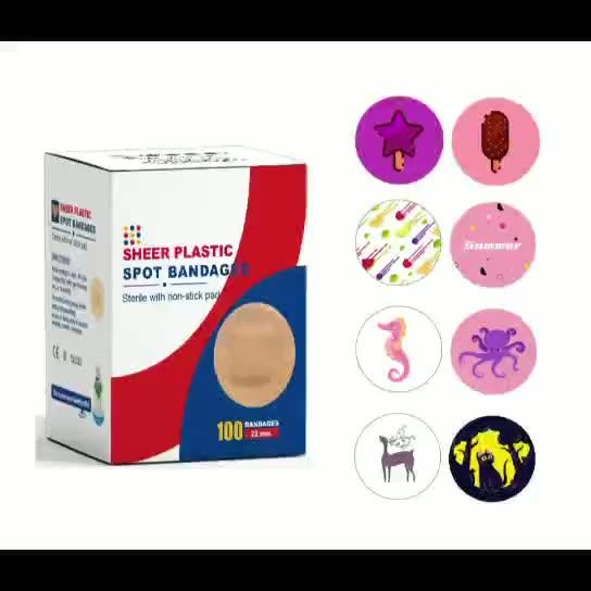 Medical Small Round Sterile Adhesive Band Aid Plaster/waterproof Round