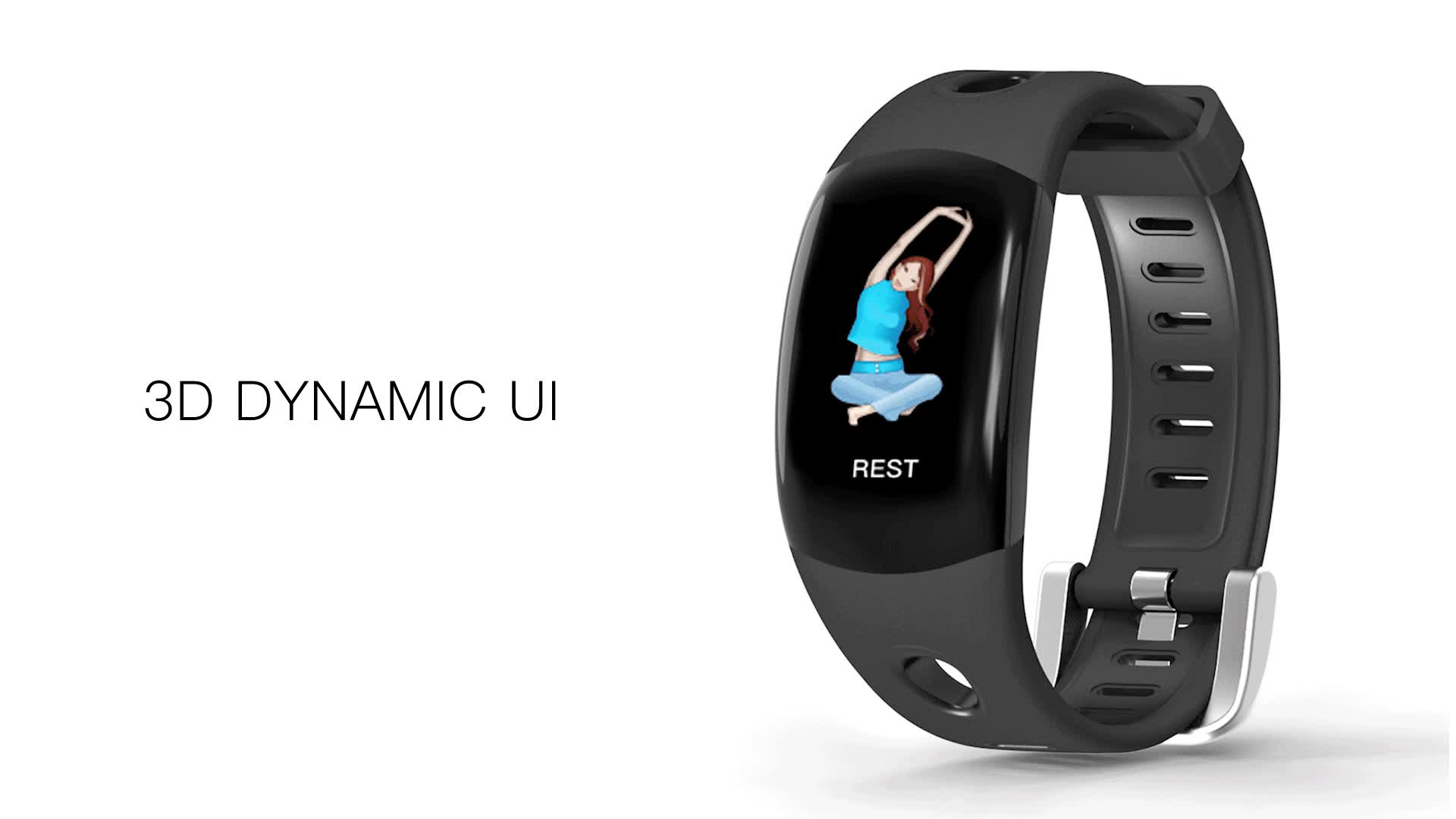 Health Tracking Devices 3d Dynamic Ui Dm11 Custom Fitness Bracelet