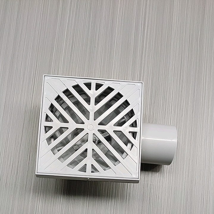 Guida 721019 Durable Pvc Discharge Square Floor Drains With Plastic Pvc