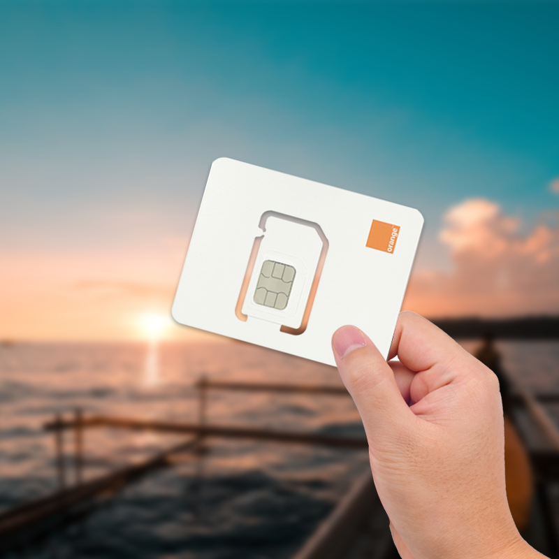 French Sim Card for Multiple European Countries, Orange Mobile Data 5g Internet Card, 10-30 Days Eu Travel Sim Card